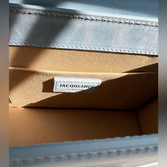 Jacquemus Le Grand Chiquito Suede Bag Light Blue - Picture 11 of 15